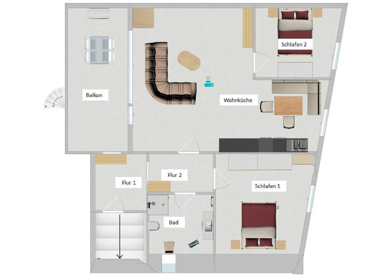 Ferienwohnung Brigitte Frank Bärnau エクステリア 写真